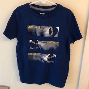 Kids baseball pitch t-shirt